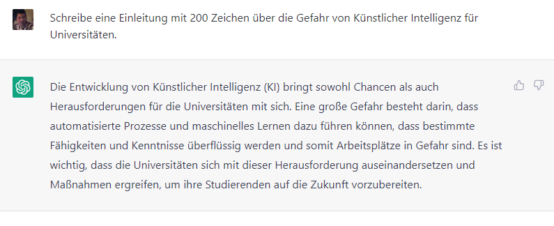 KI-Sensation «ChatGPT»: Das sagt die Uni Basel