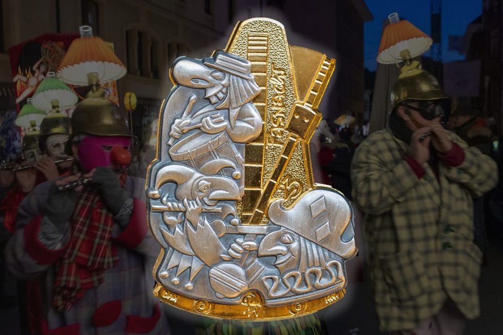 «Zämme im Taggt» – das ist die Fasnachtsplakette 2023