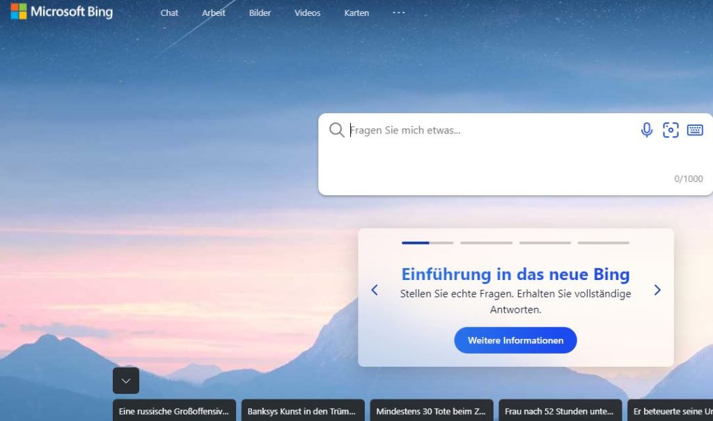 Bing neu mit KI: Microsoft bläst zum Angriff auf Google
