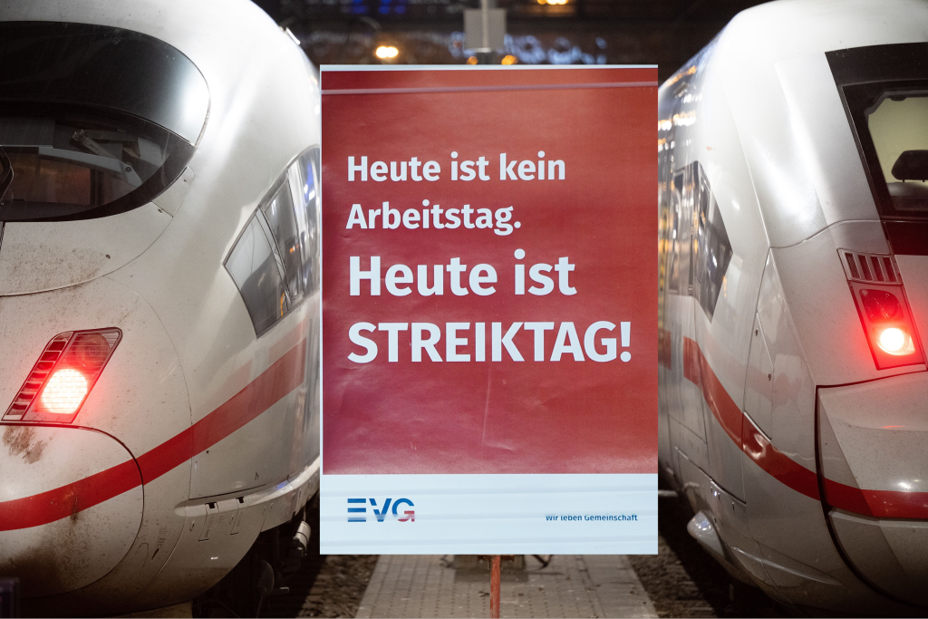 Auch Schweiz betroffen: Bahn- und Luftverkehr in Deutschland am Freitag stark eingeschränkt