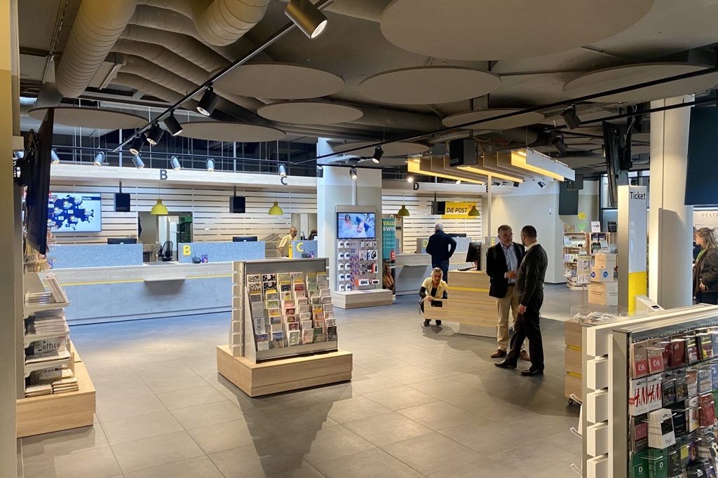 Das ist die neue Postfiliale beim Bahnhof SBB