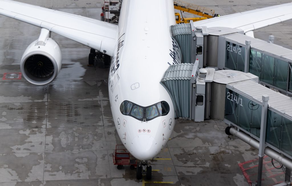 Nackte Flugpassagierin randaliert und beisst Polizisten in München