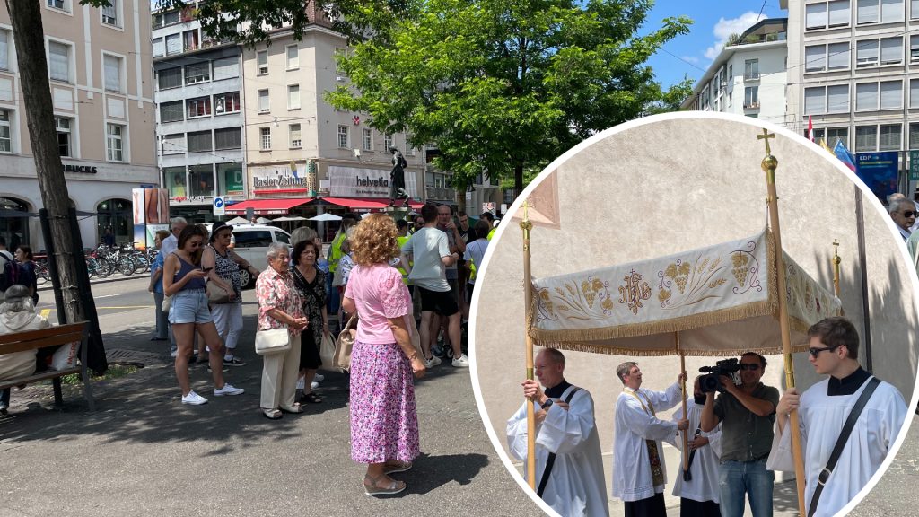 Zum ersten Mal seit 60 Jahren eine Fronleichnamsprozession in Basel