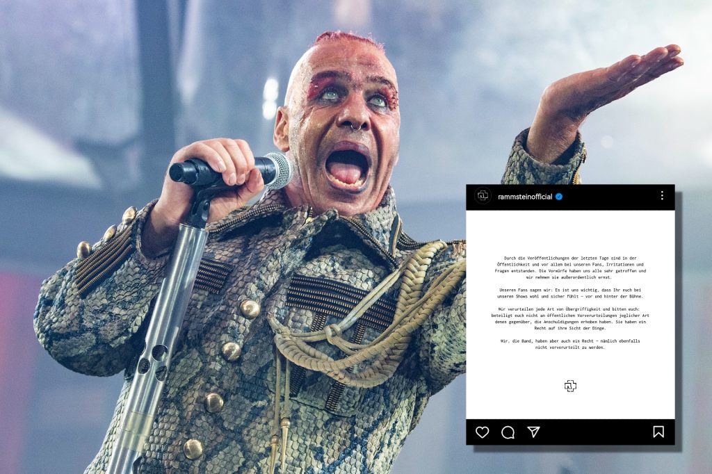 Rammstein veröffentlicht erstes Statement nach Vorwürfen gegen Lindemann