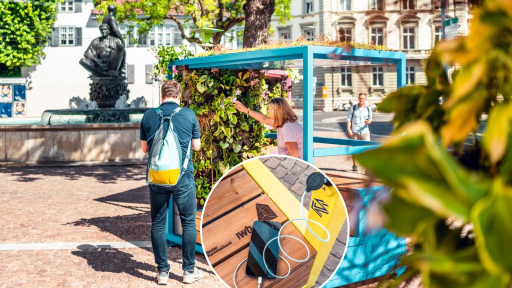 Bei diesen Schattenspendern kannst du auch dein Handy laden