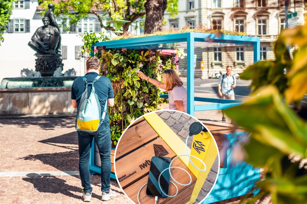 Bei diesen Schattenspendern kannst du auch dein Handy laden