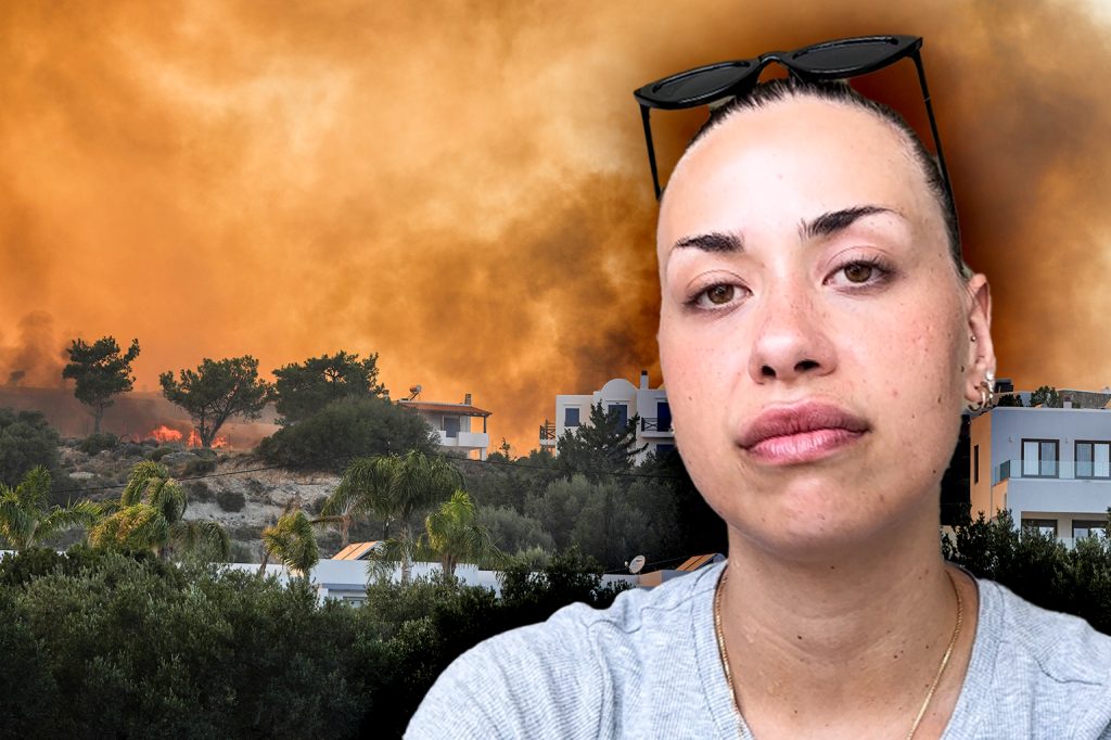 Feuer im Ferienparadies: Baslerin auf Rhodos