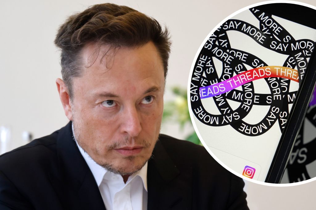 Elon Musk droht Mark Zuckerberg wegen Threads Klage an