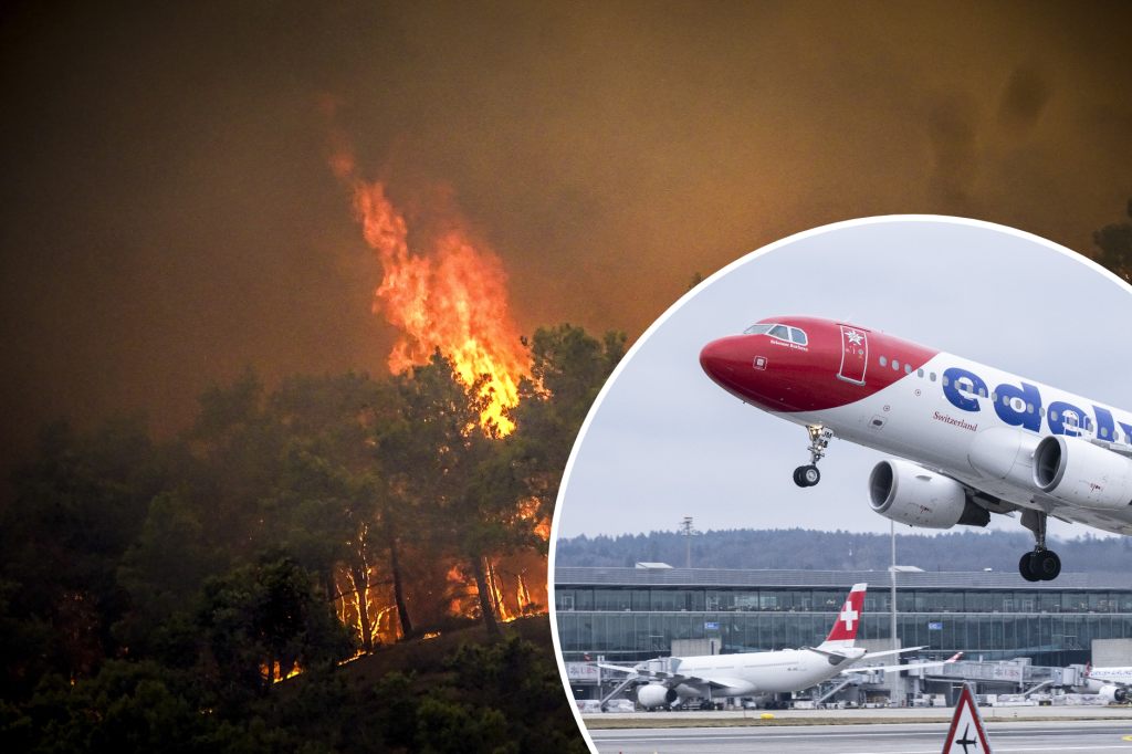 Schweizer Reiseveranstalter fliegen Rhodos-Touristen heim