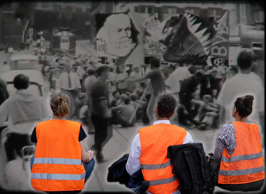 Waren Klimakleber schon vor 54 Jahren in Basel aktiv?