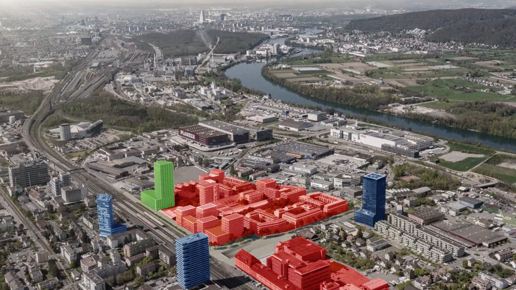Stadtquartiere sollen dem Norden des Bahnhofs Pratteln Leben einhauchen
