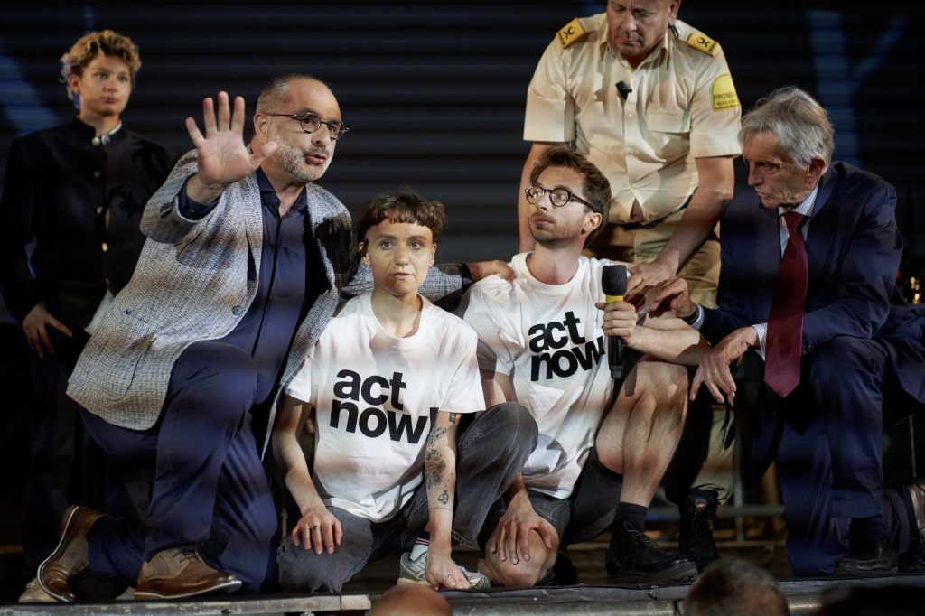 Klimaaktivisten unterbrechen Preisverleihung in Locarno