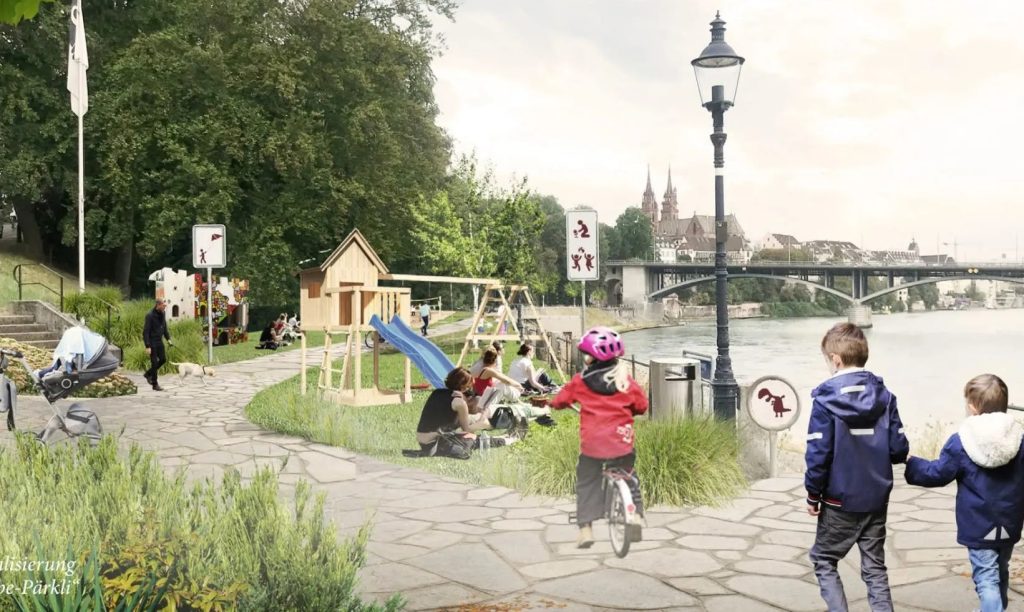 Ein Platz zum Verweilen statt zum Parkieren in der Dalbe?