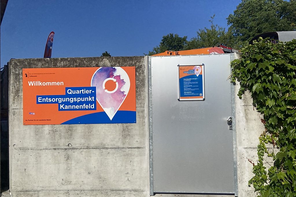 Die erste Quartierentsorgungsstelle in Basel wird weitergeführt