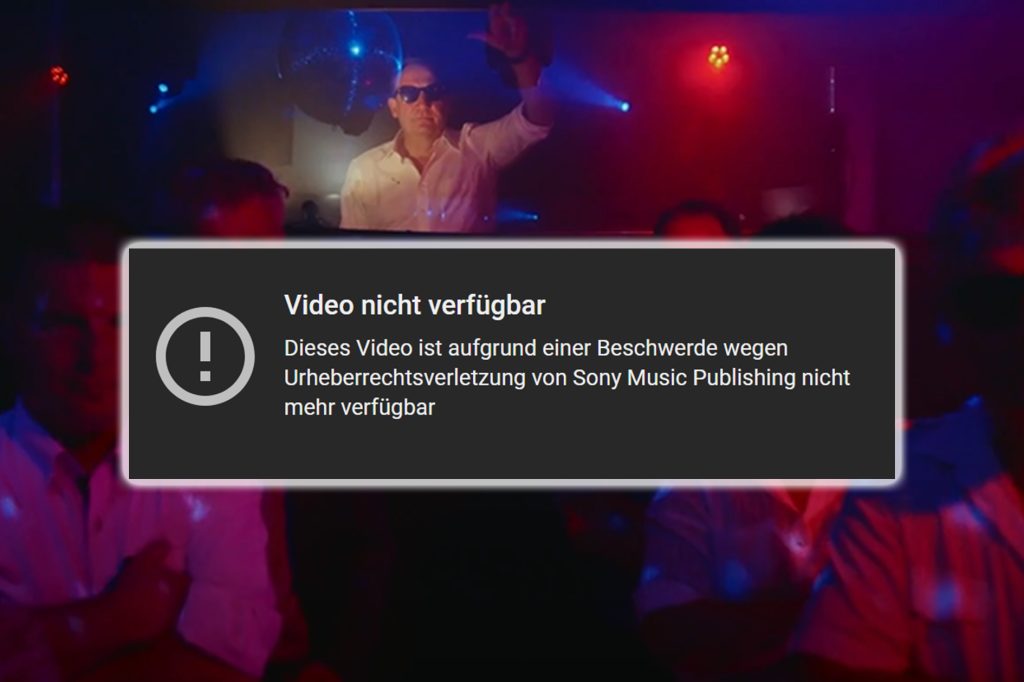 SVP covert «We are Family» – und wird von Sony gelöscht