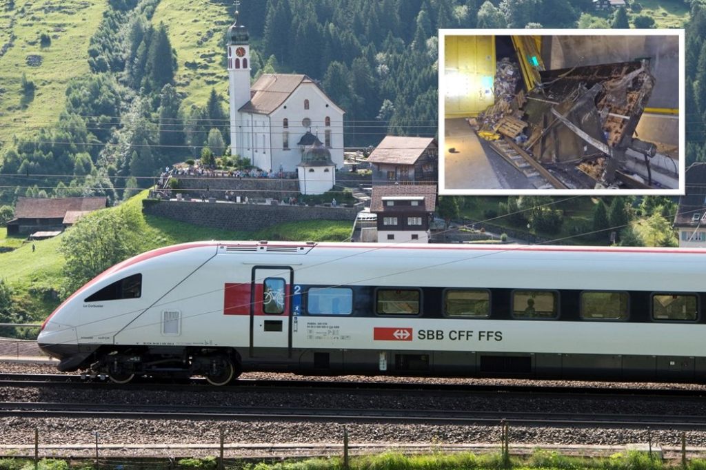 Nach Entgleisung: Bahnverkehr über die Gotthardbergstrecke läuft reibungslos