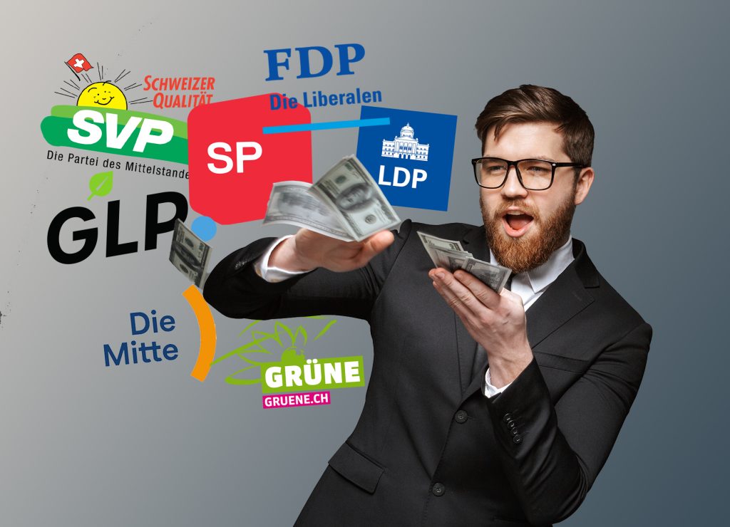 So fliesst das Geld im Wahlkampf