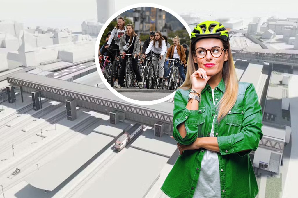Brauchen wir eine Velopasserelle beim Bahnhof SBB?