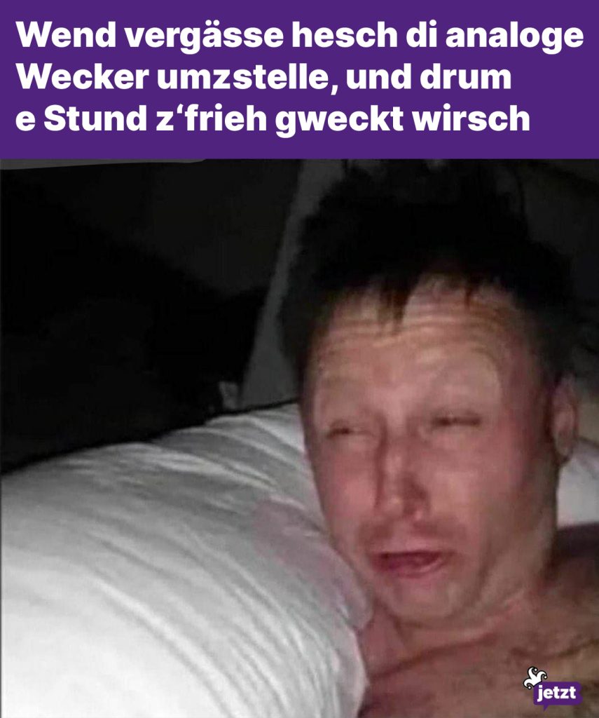 Endlich länger schlafen – mit den Memes zur Zeitumstellung