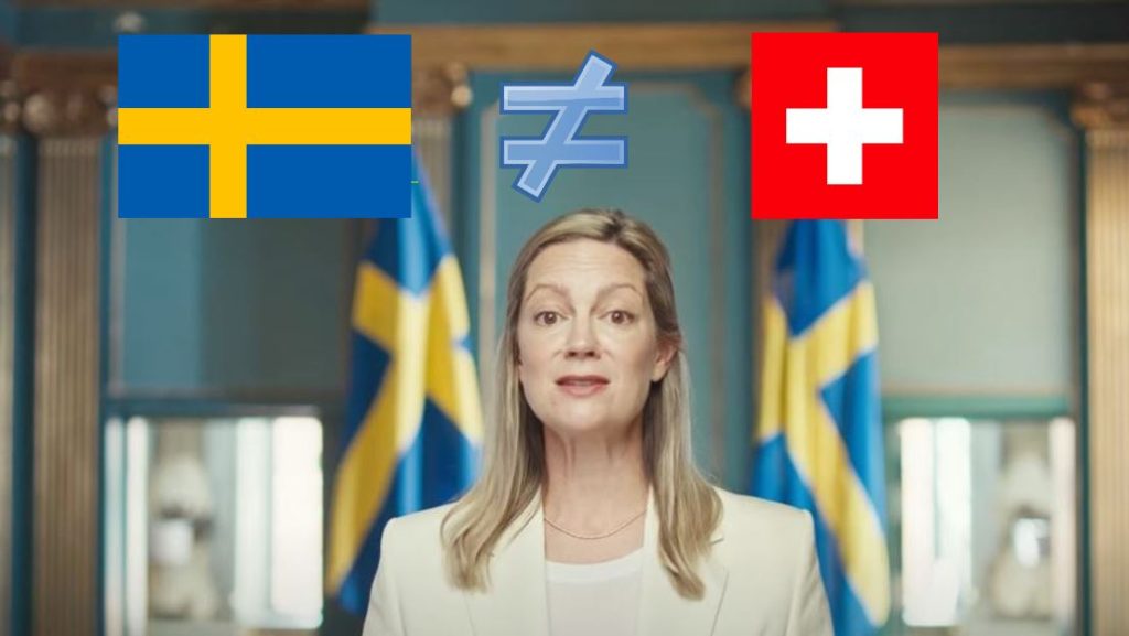 Schweden hat die Nase voll von Verwechslungen mit der Schweiz