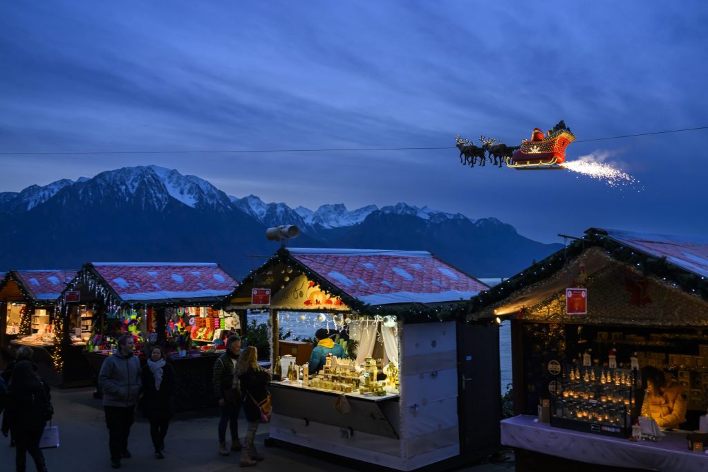 Eine halbe Million Menschen besucht den Weihnachtsmarkt in Montreux