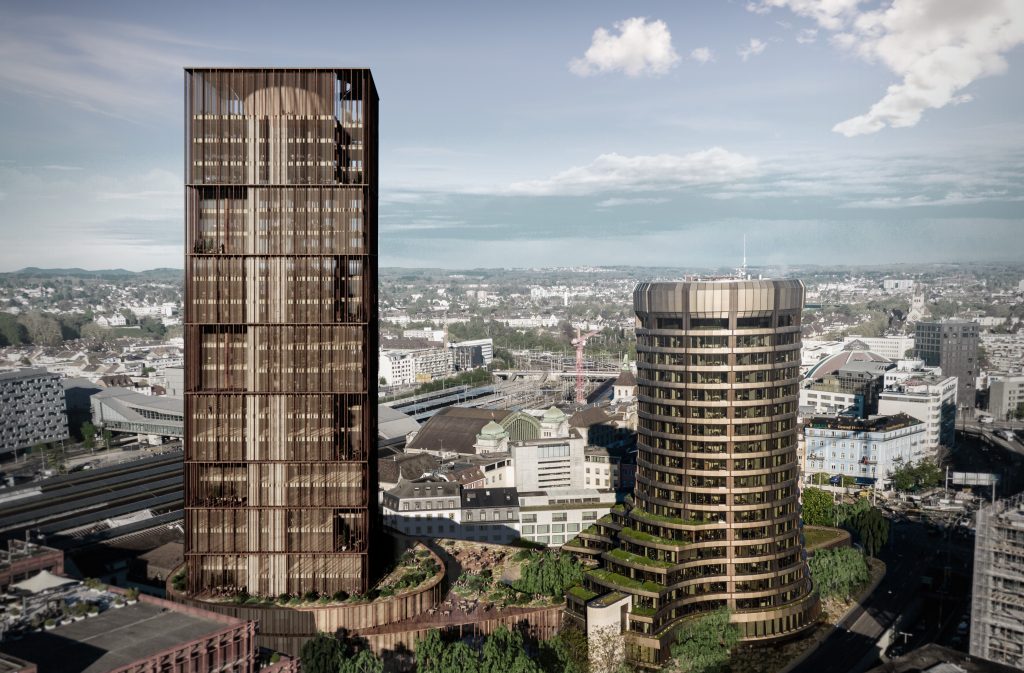 Neben dem BIZ-Turm soll das dritthöchste Hochhaus der Stadt entstehen