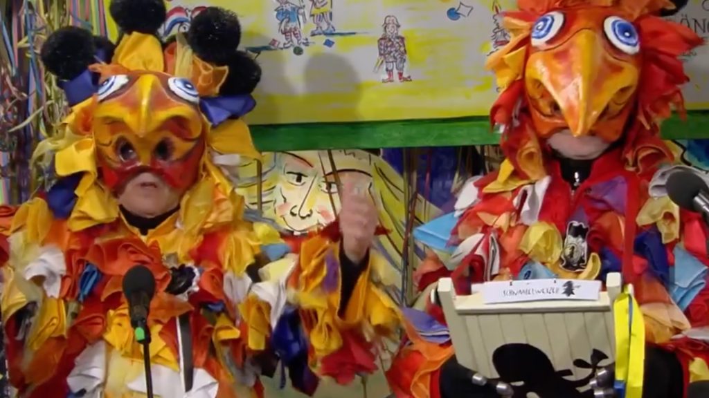 Das sinn d’Schnitzelbängg vom Määntig