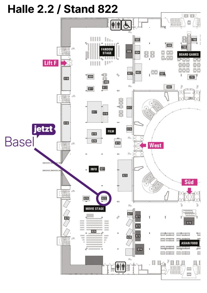 Besuche uns an der Fantasy Basel