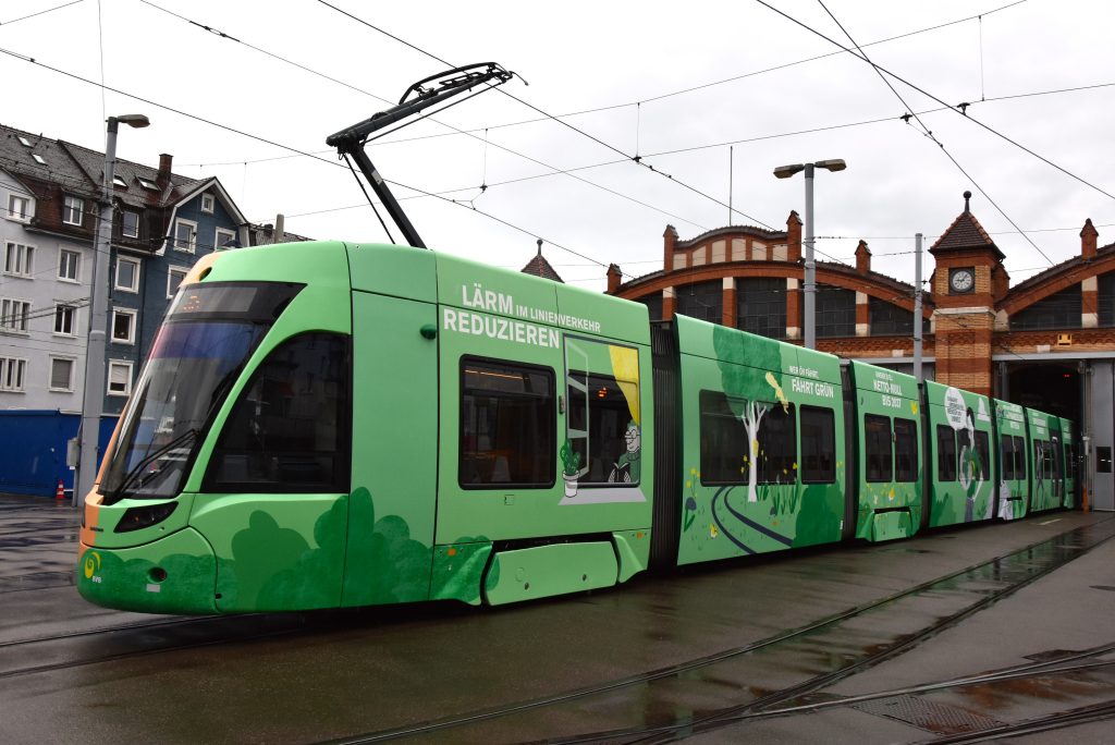 Nachhaltigkeitstram der BVB ab sofort unterwegs