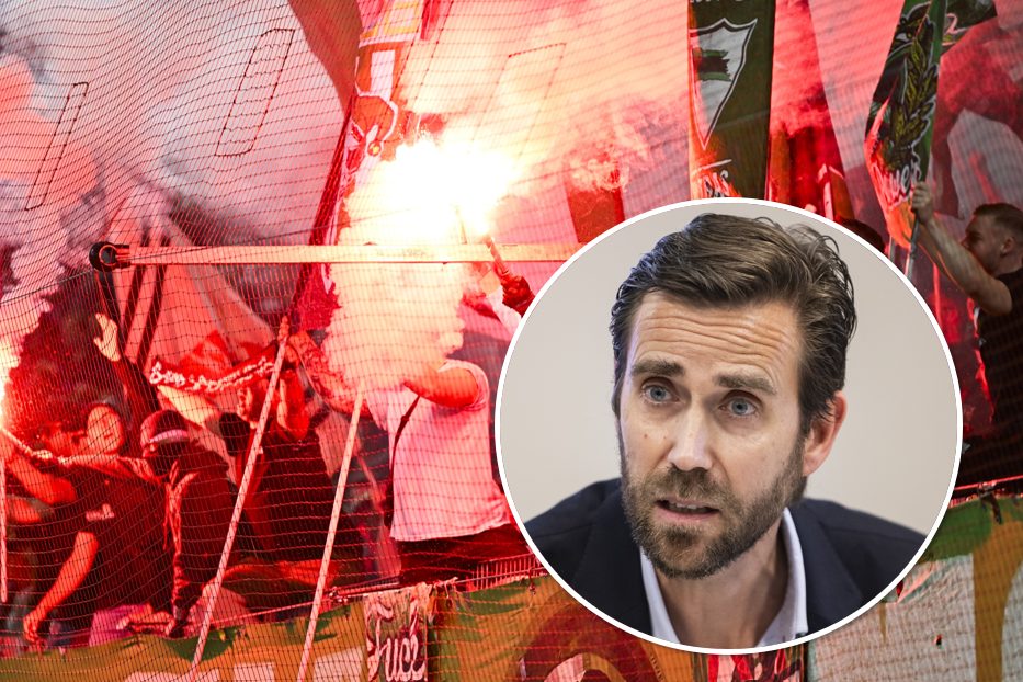 Fussball-Liga-Chef verlangt Gefängnisstrafen für Pyro-Werfer