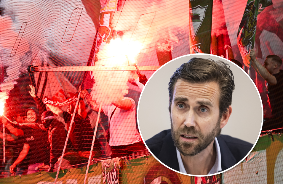 Fussball-Liga-Chef verlangt Gefängnisstrafen für Pyro-Werfer