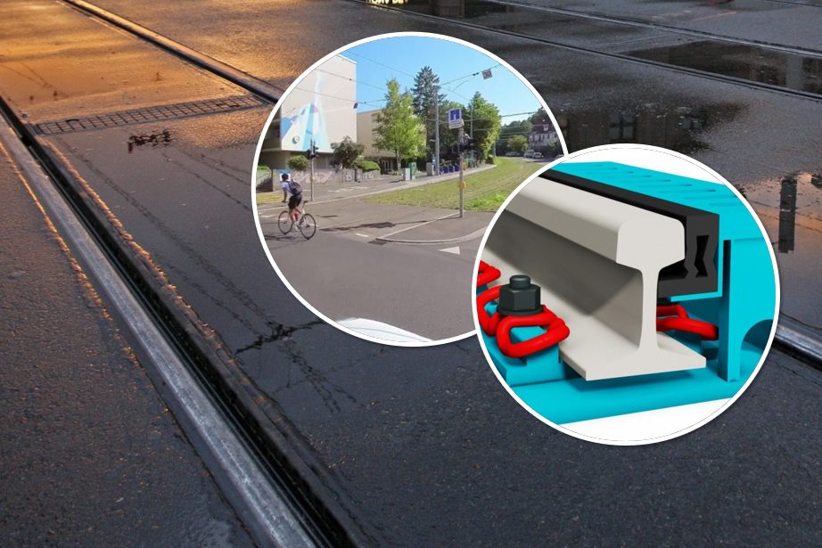 Nach Winterpause: Velofreundliches Gleis geht wieder in Betrieb