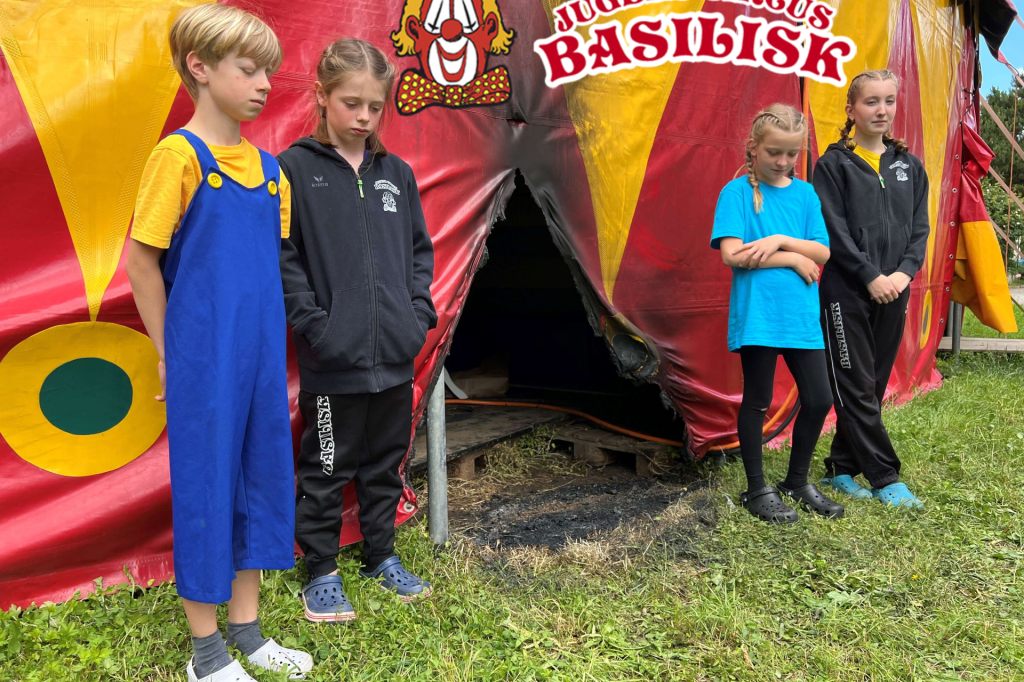 Beim Jugend Circus Basilisk hat es vergangene Woche gebrannt