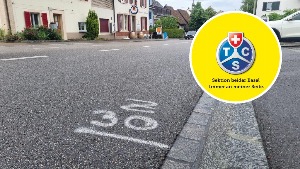 TCS beider Basel geht mit Tempo 30 vor Bundesgericht