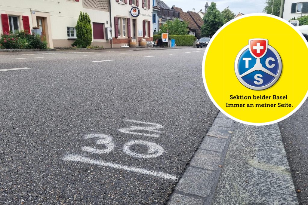 TCS beider Basel geht mit Tempo 30 vor Bundesgericht