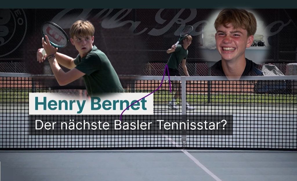Gemeinsamkeiten mit Roger Federer: Henry Bernet – die Basler Tennishoffnung