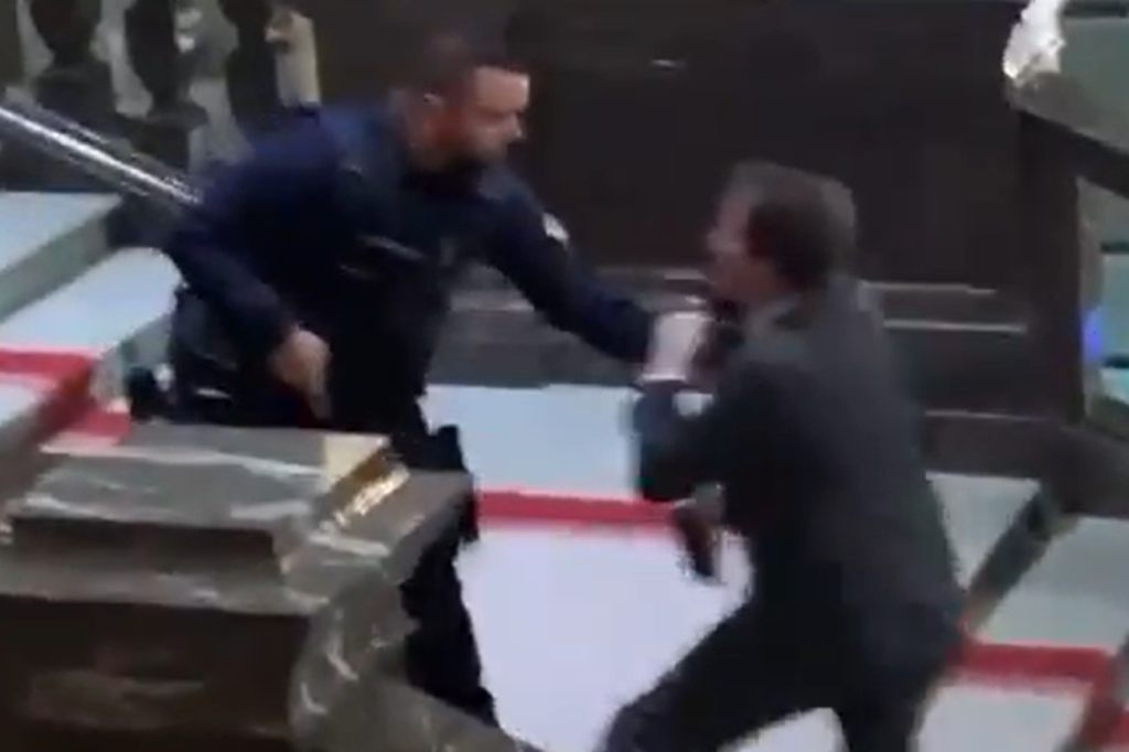 SVP-Fraktionschef Aeschi liefert sich Handgemenge mit Bundespolizei