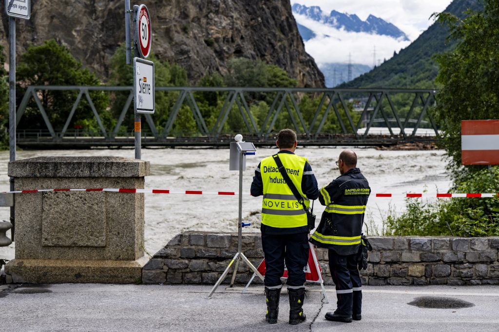 Pegelstand der Rhone im Wallis und im Waadtland sinkt
