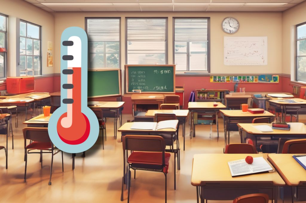 Kühles Klassenzimmer trotz Sommerhitze: Regierungsrat beantwortet Petition