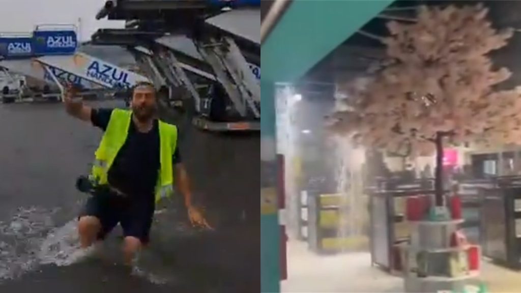 Land unter auf Mallorca: Flughafen wegen Unwetter lahmgelegt