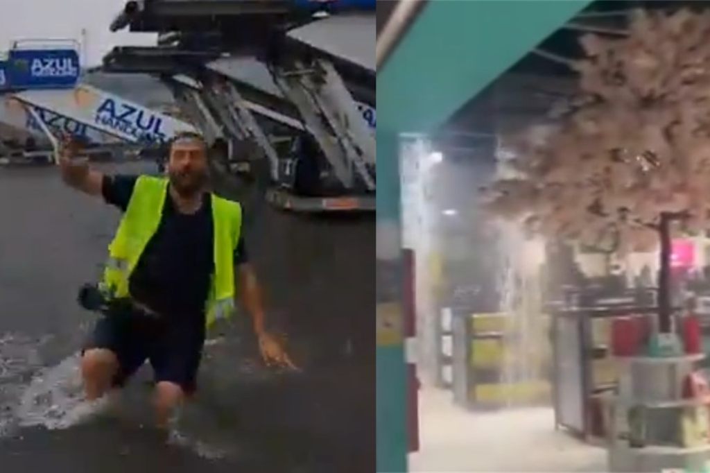 Land unter auf Mallorca: Flughafen wegen Unwetter lahmgelegt