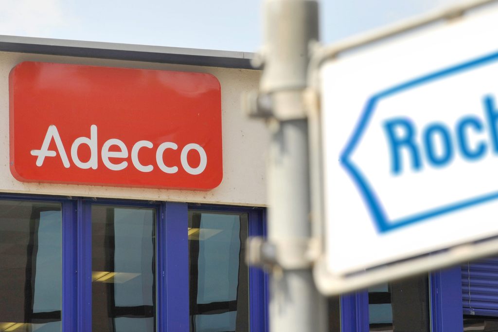 Adecco-Aktien verdrängen Roche Inhaberaktien im SLI