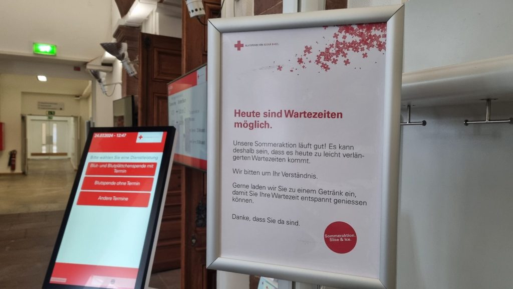 Mehr Blutspenden dank Pizza und Glace