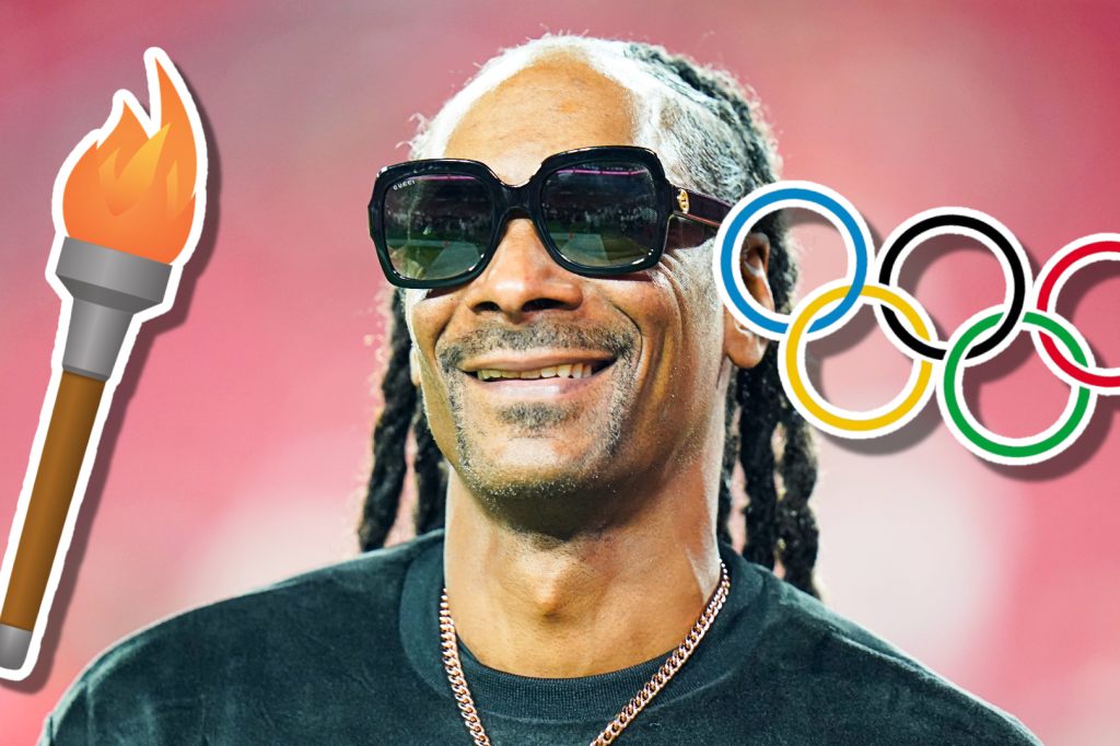 Snoop Dogg trägt olympische Fackel in Paris