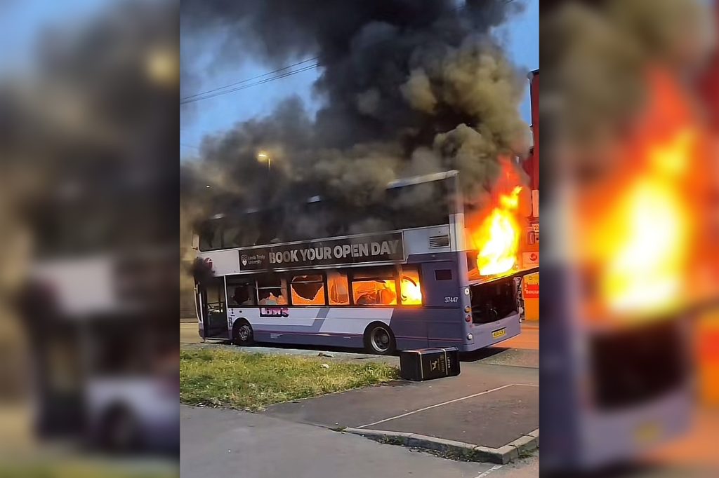 Chaotische Szenen bei Ausschreitungen in Leeds