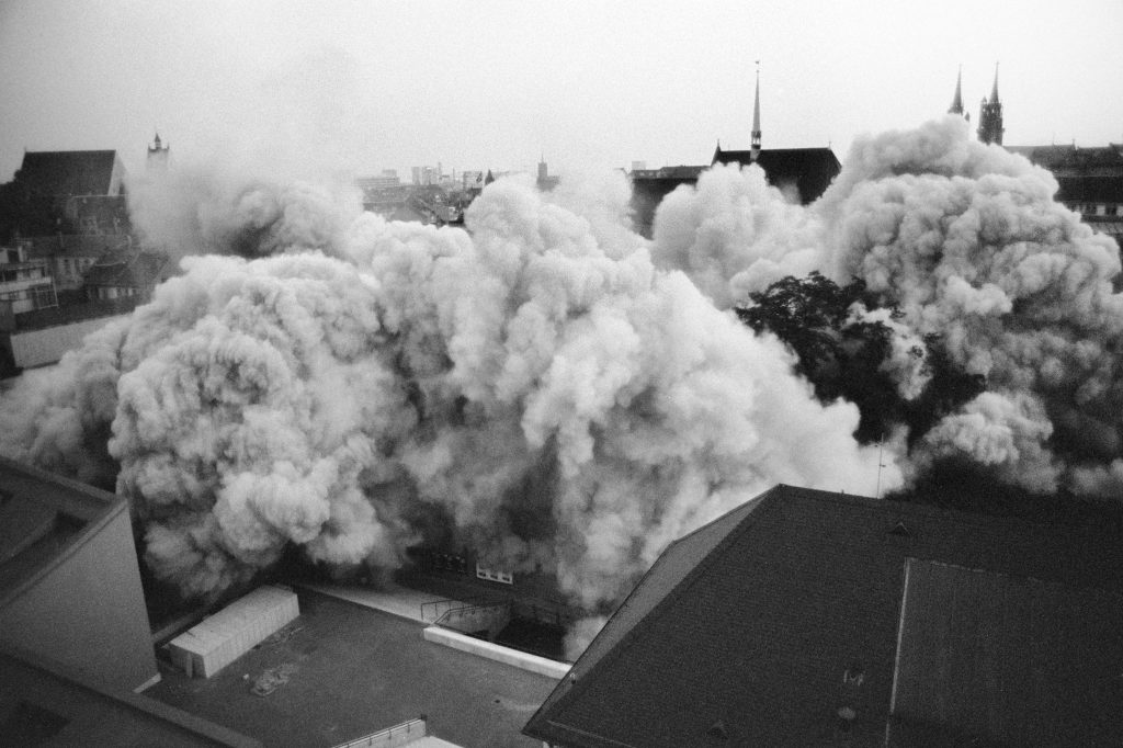 Als das Stadttheater gesprengt wurde