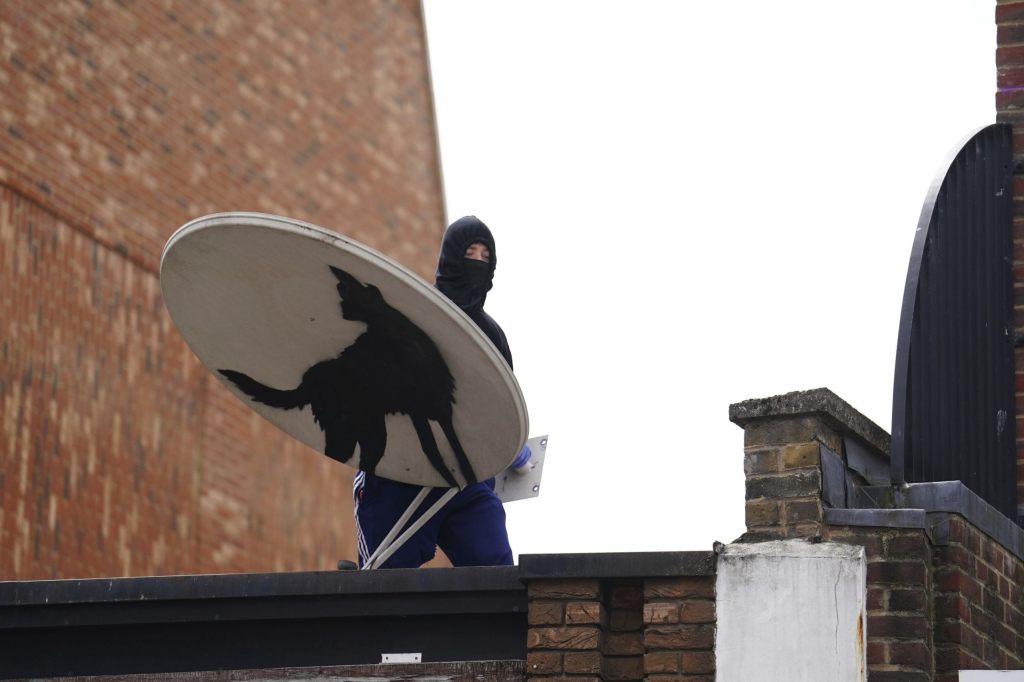 Neues Banksy-Werk aufgetaucht – und gleich wieder verschwunden