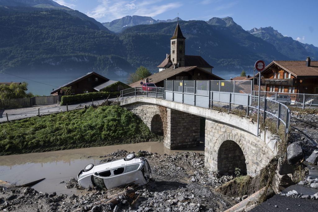 Grosse Zerstörung in Brienz BE nach heftigem Unwetter