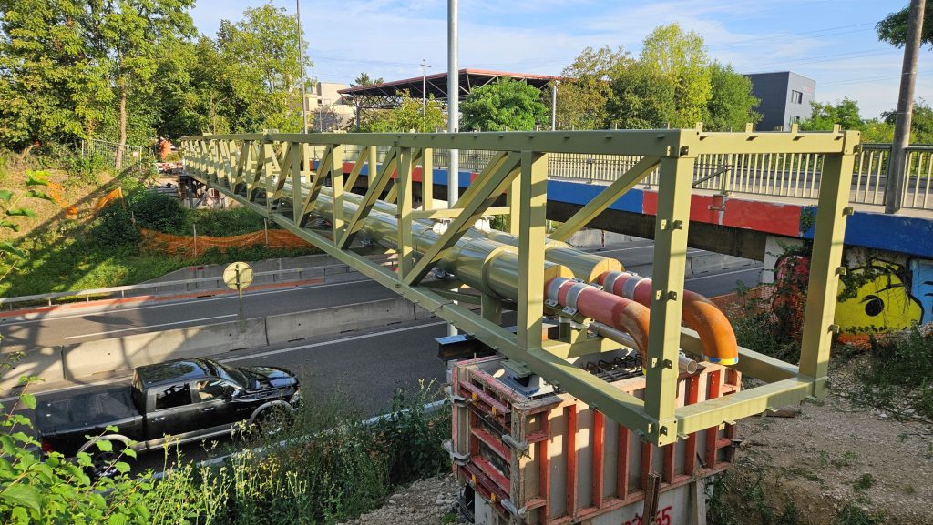 Neue Brücke bringt Fernwärme nach Münchenstein