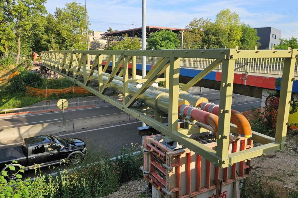 Neue Brücke bringt Fernwärme nach Münchenstein